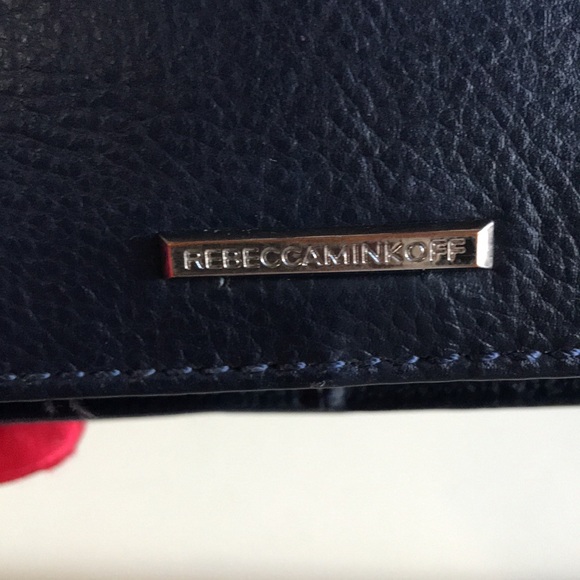 EUC Rebecca Minkoff bag Boho beaded LOVE crossbody Festival Beauty blue leather - Picture 6 of 13